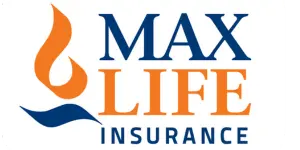 Maaxus Insurance Hub featuring the Max Life Insurance logo, highlighting partnership and a range of life insurance solutions.